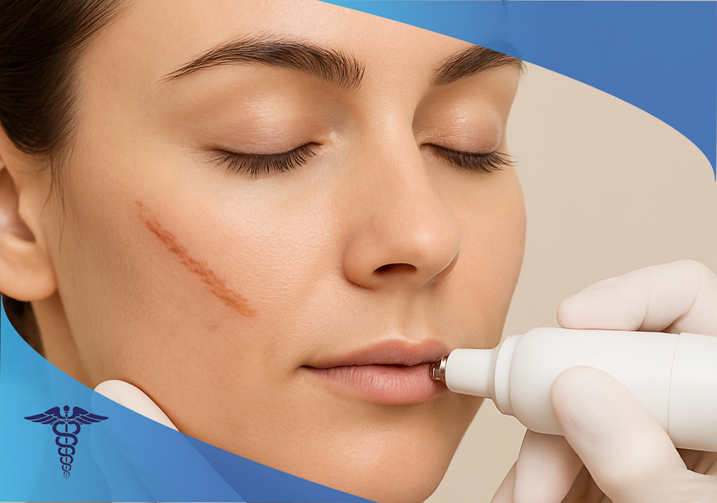 درمان اسکار با لیزر در صدرا شیراز